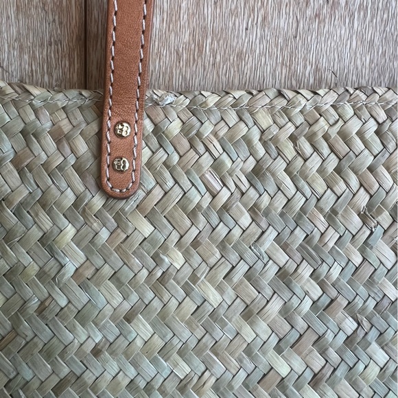 Kate Spade Reyna Cape Cod Straw Lobster Woven Tote Vintage RARE - Picture 8 of 12